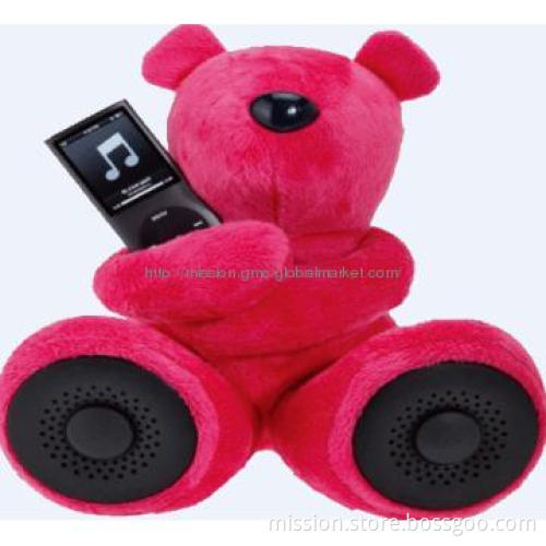 Portable Fuzzy Teddy Speaker